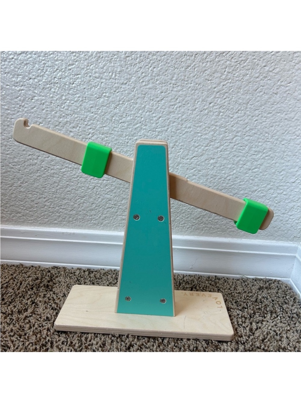 Lovevery Weigh Scale Wooden Toy Enthusiast Play Kit Montessori NO BUCKETS